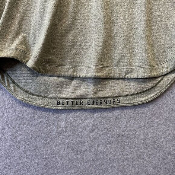 Lululemon Shirt Mens M Green Drysense Training Better Each Day Stretch Athletic - Picture 2 of 5